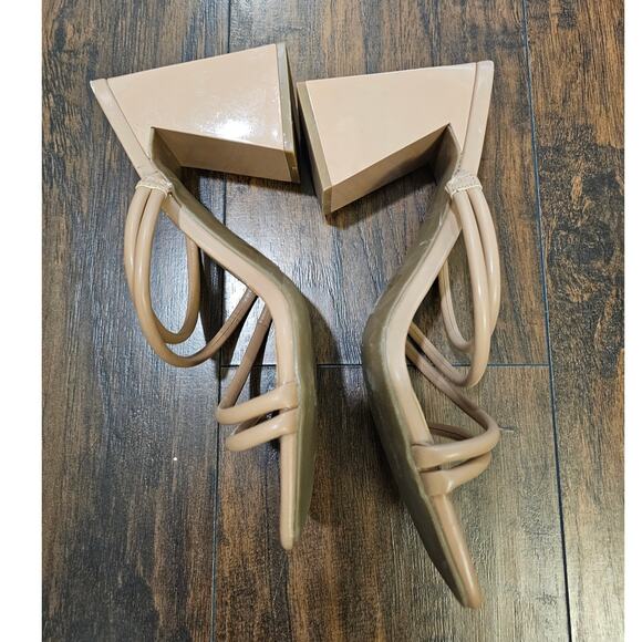 Abound Heel Sandals Size 10 Tan - Picture 2 of 4